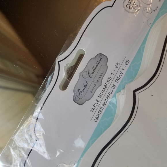 ❗Gatsby Style Black Trim Party/ Wedding Large Table Number Cards❗ - Picture 2 of 3